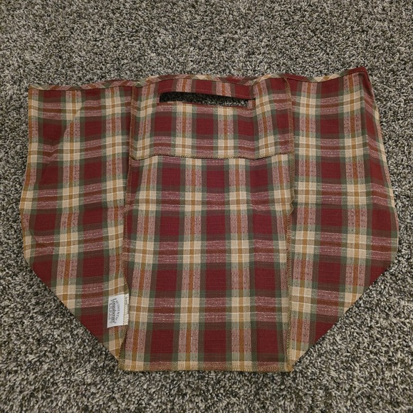Longaberger Medium Boardwalk Orchard Park Plaid Fabric Liner New‎ - Picture 3 of 4
